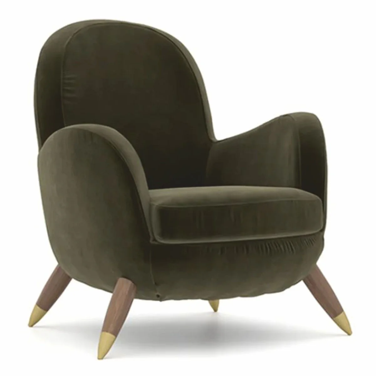 Casa Padrino sill¨®n de lujo verde / marr¨®n / lat¨®n - Muebles de sal¨®n y hotel