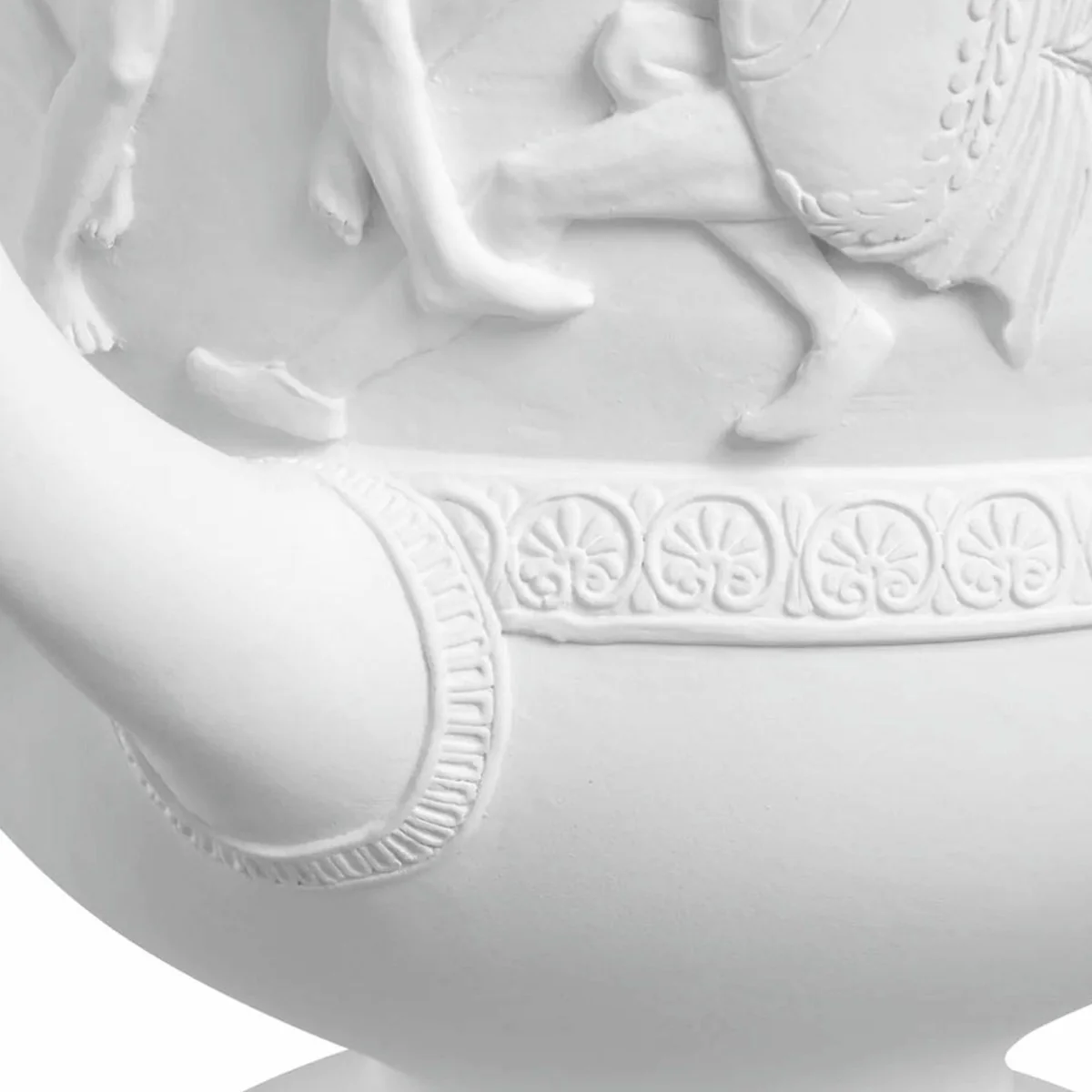 Casa Padrino maceta barroco de lujo blanco ? 60 x A. 60 cm - Decoraci¨®n de estilo barroco
