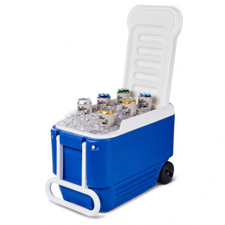 Igloo WHEELIE COOL 38 azul - Nevera rígida con ruedas