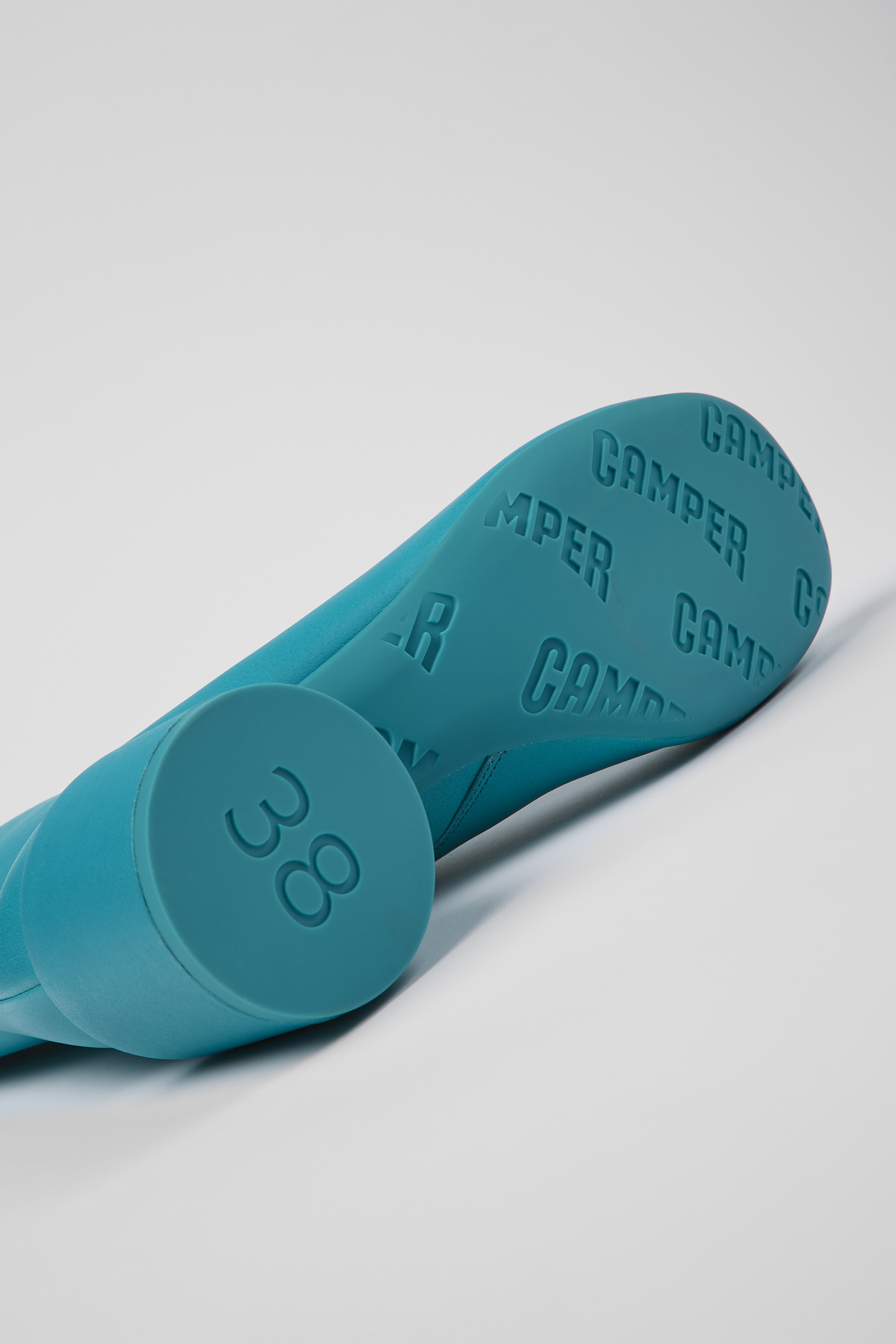 Niki - Blue leather boots for women