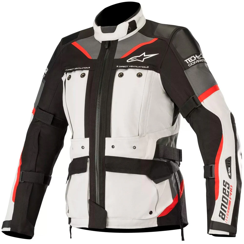 CHAQUETA ALPINESTARS STELLA ANDES PRO DS TECH-AIR NEGRO / GRIS / ROJO