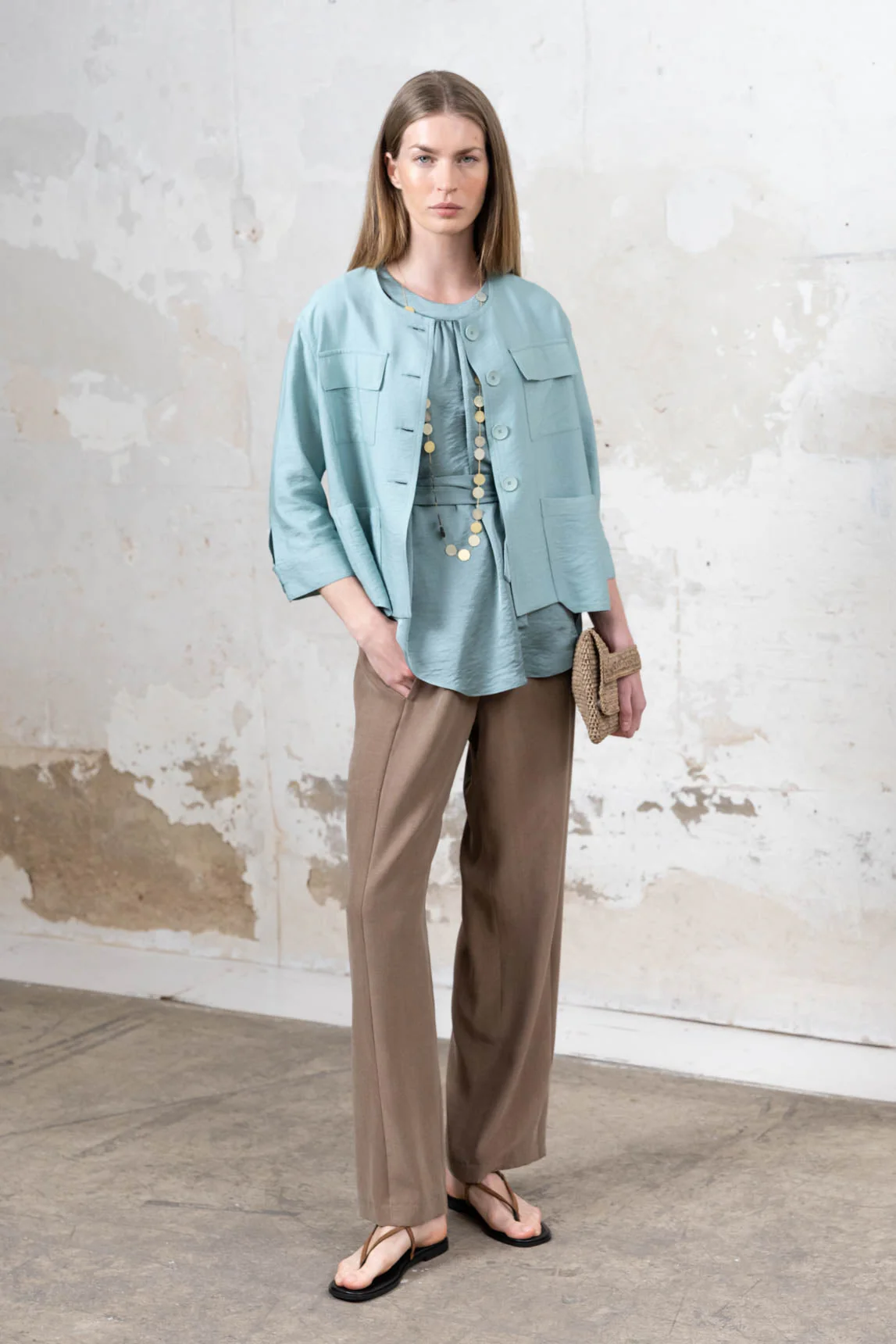 Rivera-spain Top Allai turquesa