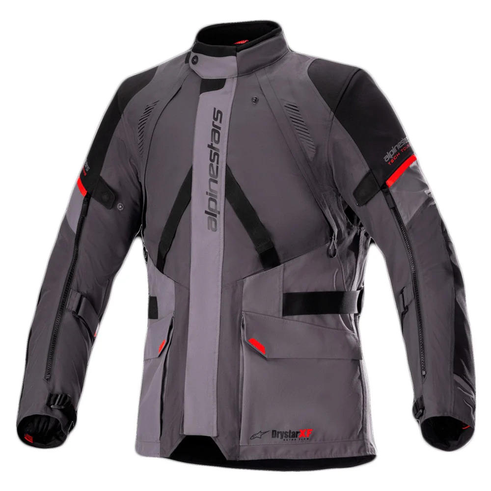CHAQUETA 4 ESTACIONES ALPINESTARS MONTEIRA DRYSTAR XF - GRIS / ROJO