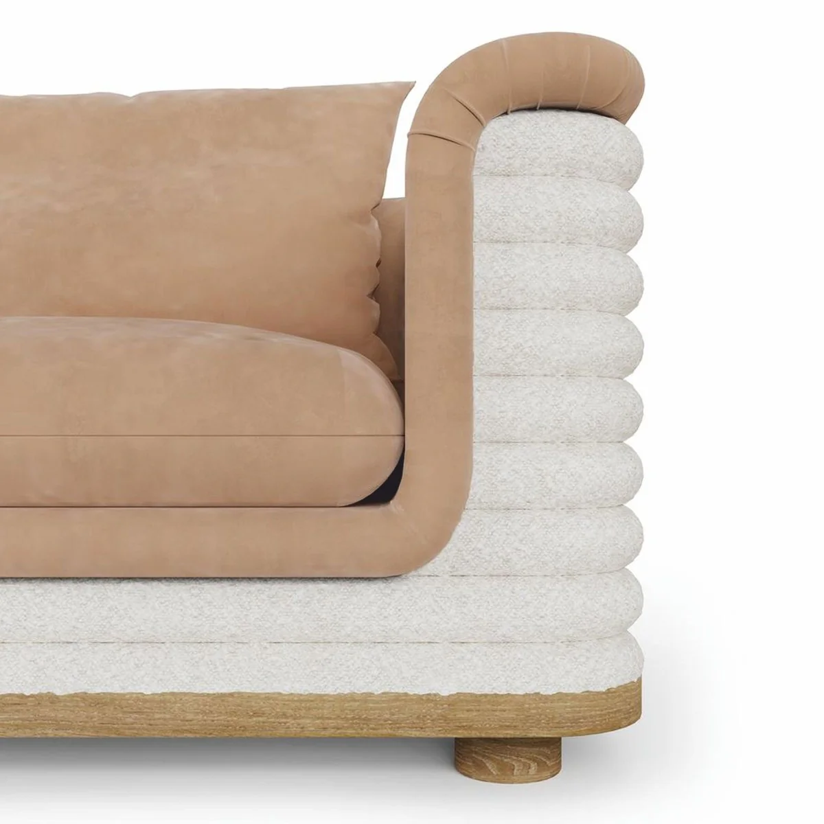 Casa Padrino sill¨®n de sal¨®n y hotel de lujo marr¨®n / blanco 115 cm - Calidad premium