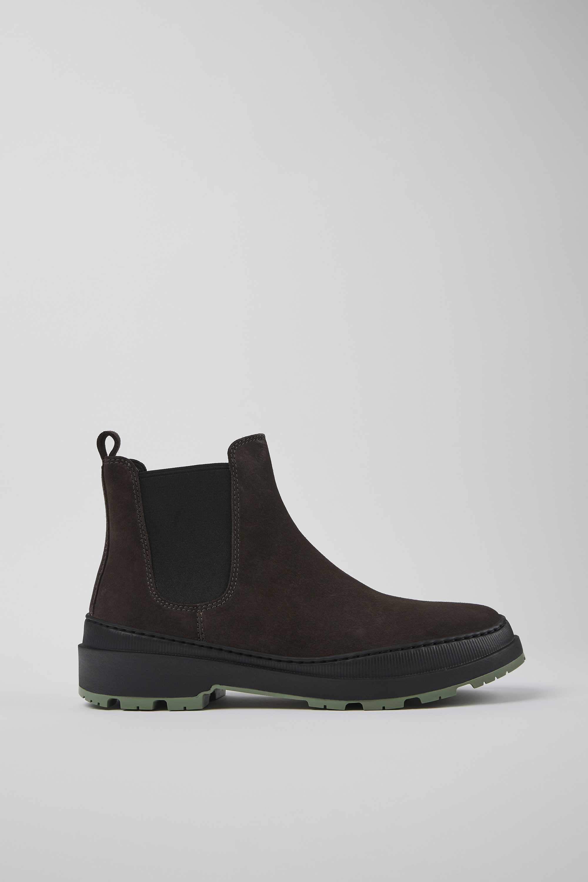 Brutus Trek MICHELIN - Gray nubuck ankle boots for men