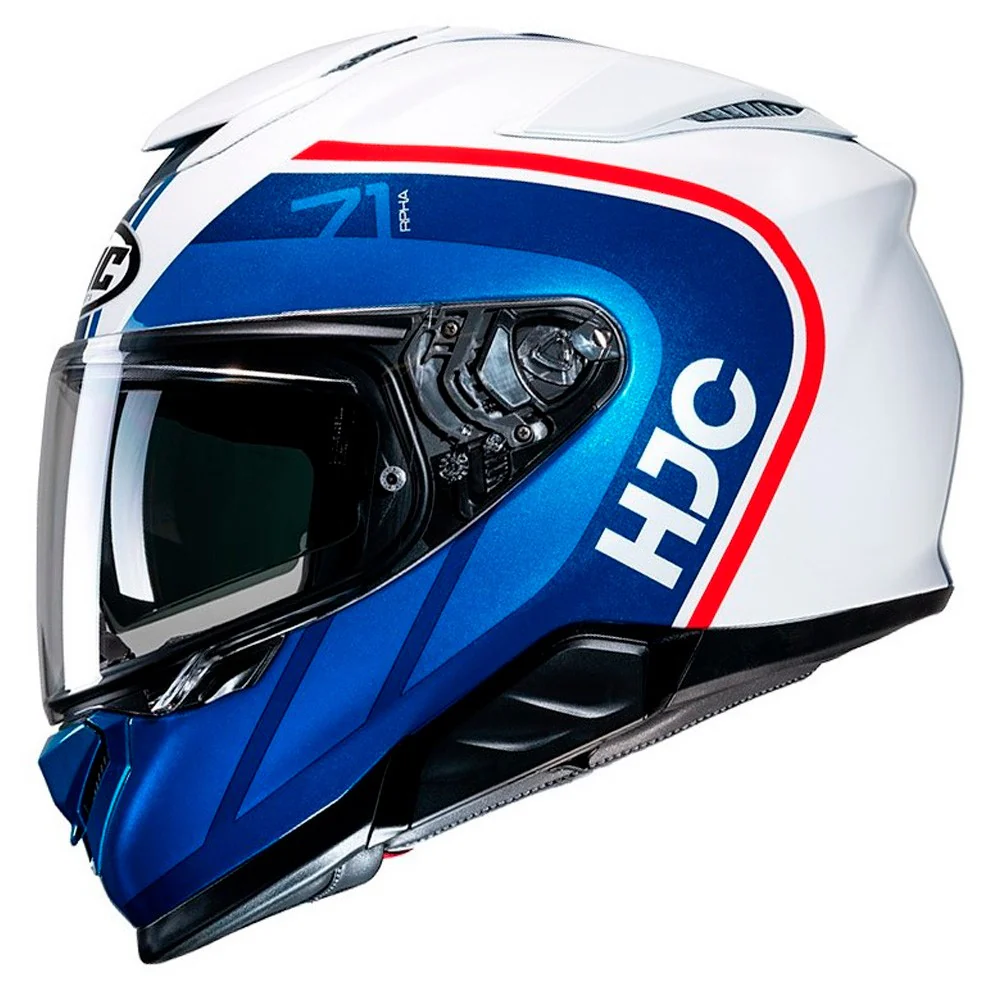 CASCO HJC RPHA 71 MAPOS - BLANCO / AZUL