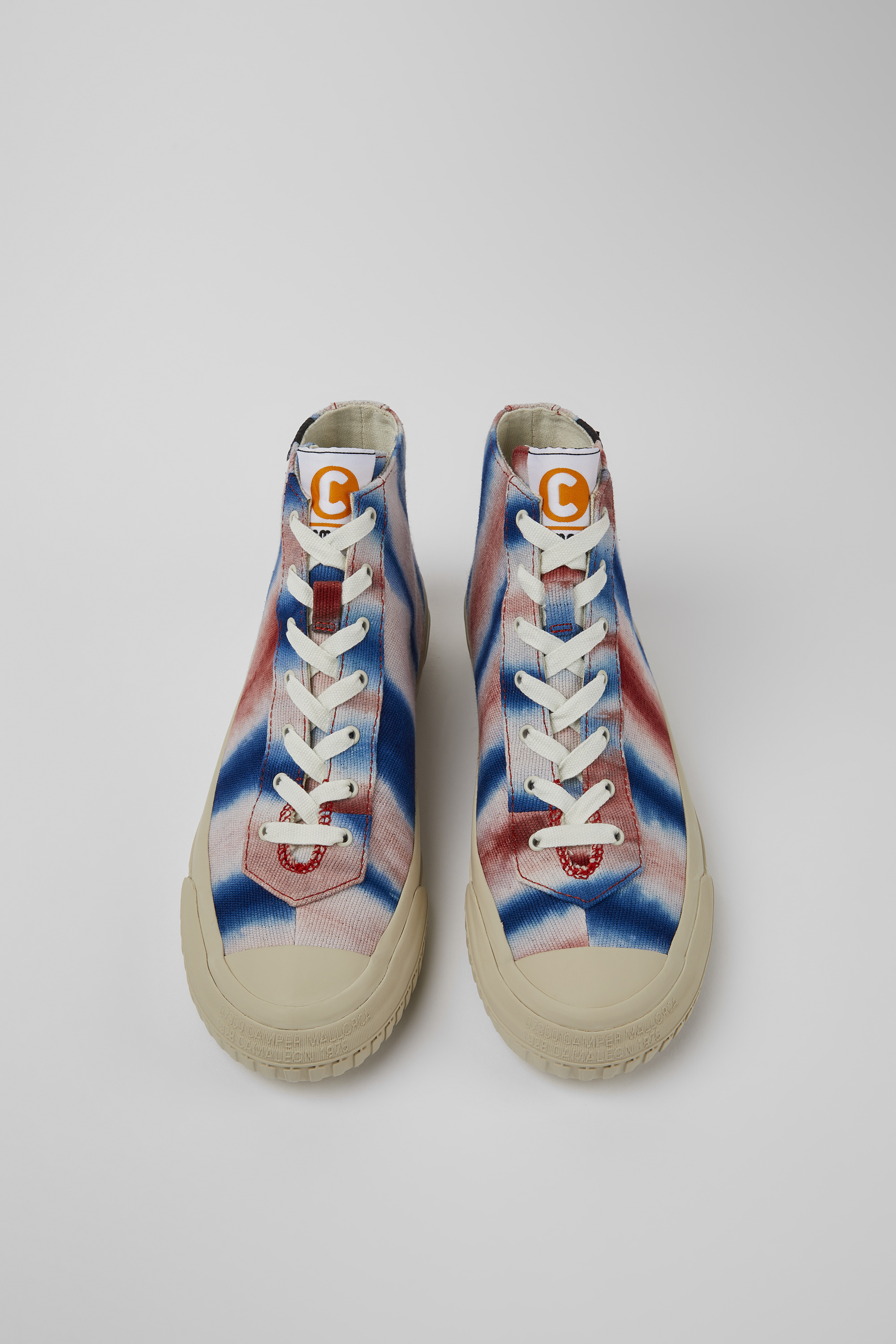 Camper x EFI - Multicolored organic cotton sneakers for women