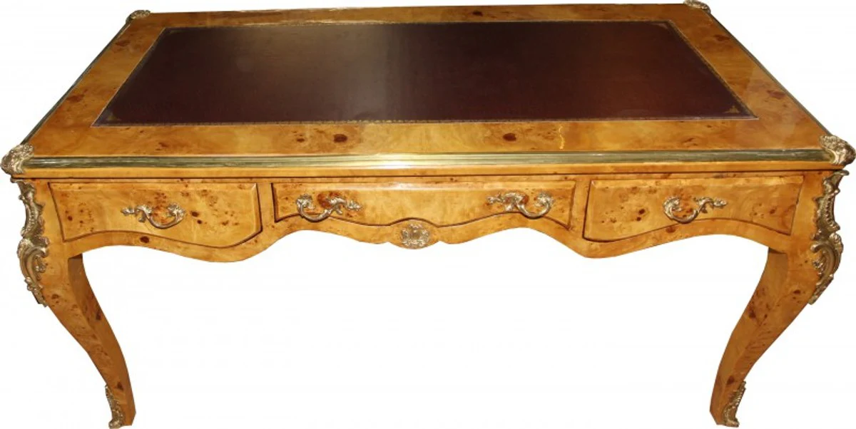 Casa Padrino Luxus Barock Schreibtisch Mahagony Sekret?r - Antik Stil