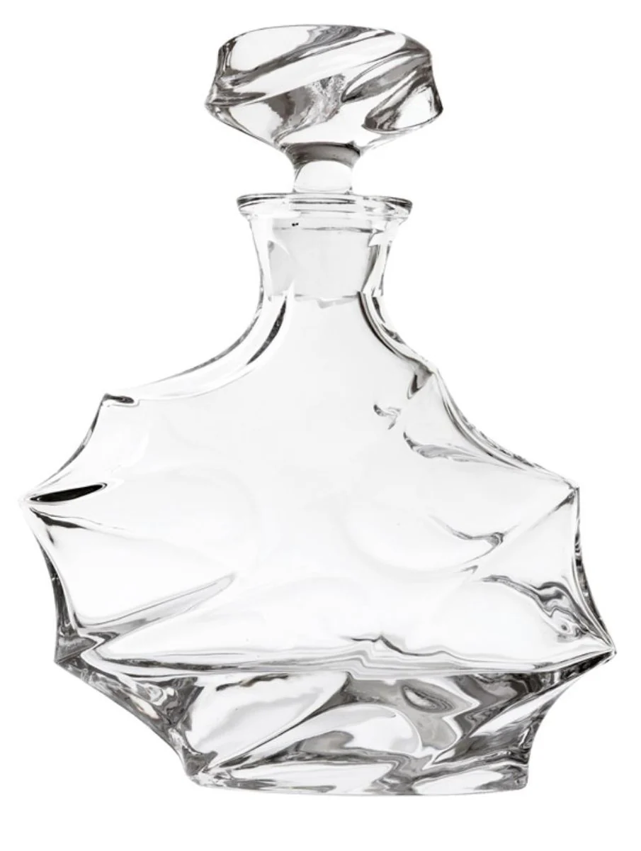 Casa Padrino crystal glass whiskey / cognac set - 4 Whiskey Glasses with Carafe - Luxury hotel & restaurant accessories