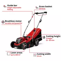 Cordless Lawn Mower GE-CM 18/33 Li (1x4,0Ah)