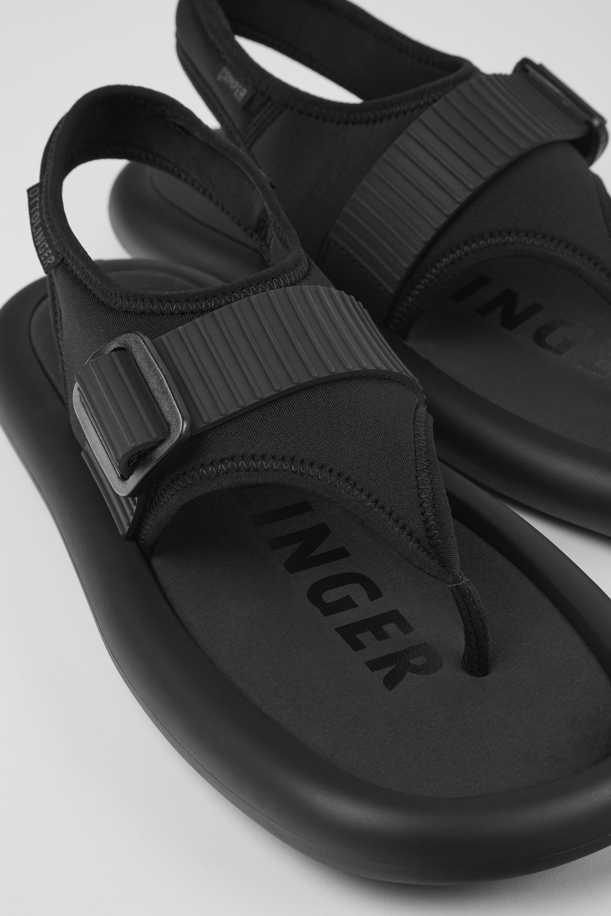 Ottolinger - Black sandals for men by Camper x Ottolinger