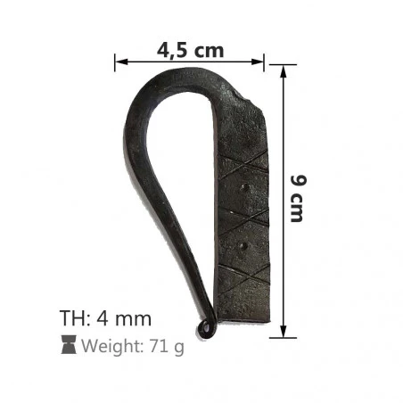 North Star Rustic Steel - Eslabón rústico fuego vikingo