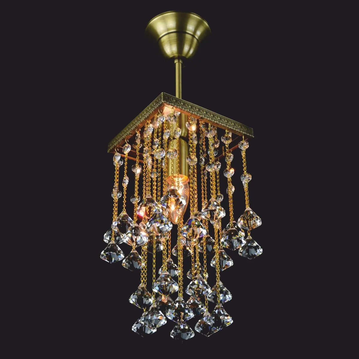 Casa Padrino l¨¢mpara colgante de cristal barroco de lujo oro A. 30 cm - Interior barroco