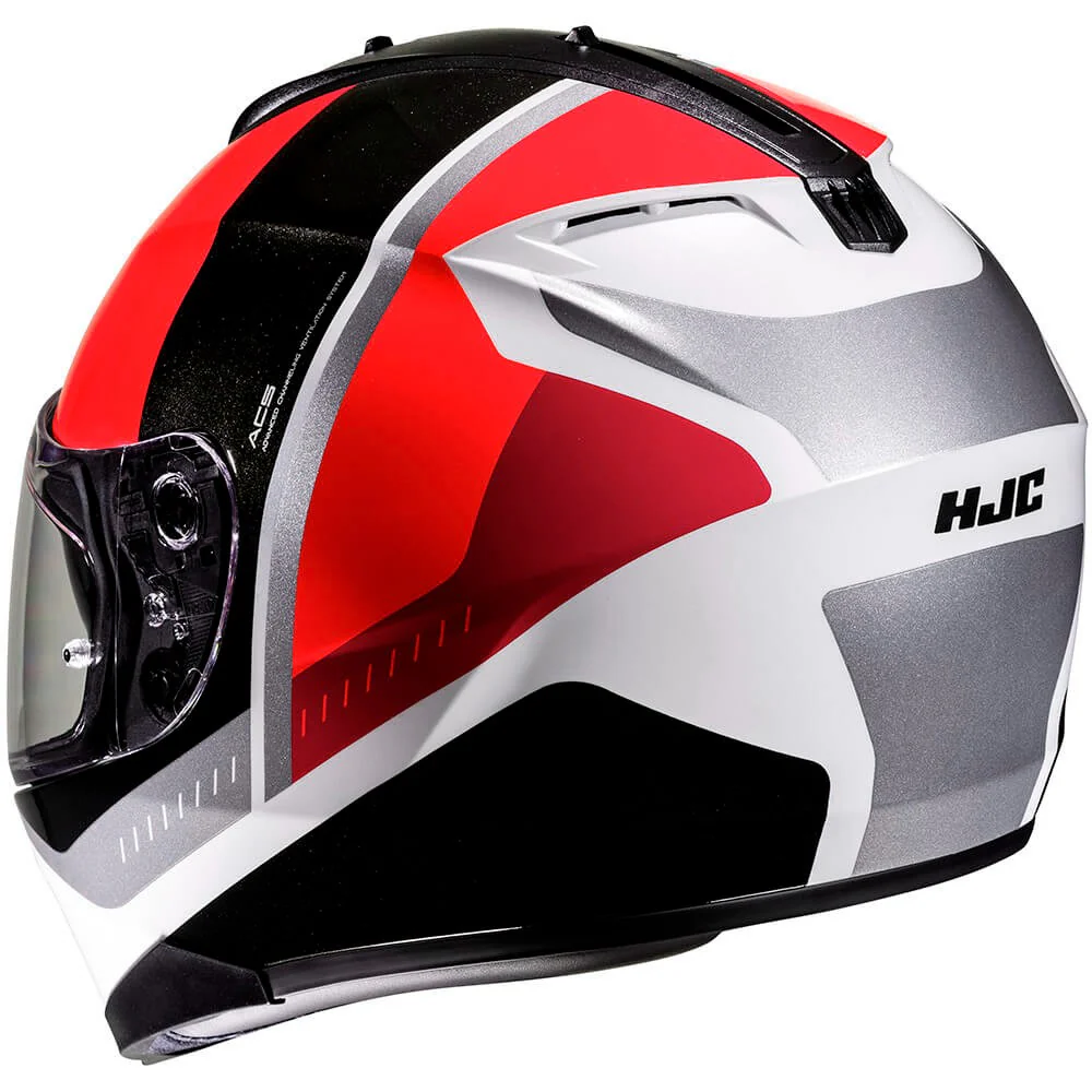 CASCO HJC C70N ALIA - NEGRO / BLANCO / ROJO