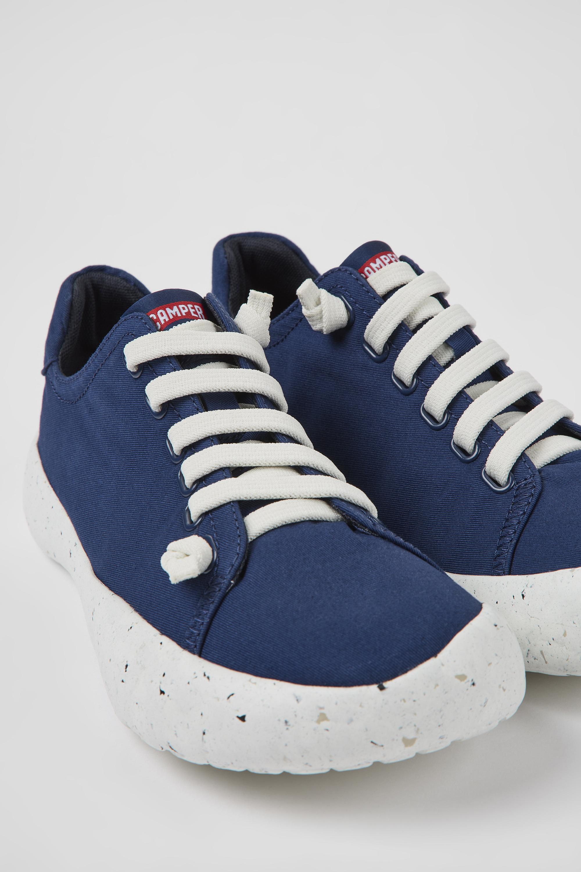 Peu Stadium - Blue textile sneakers for men