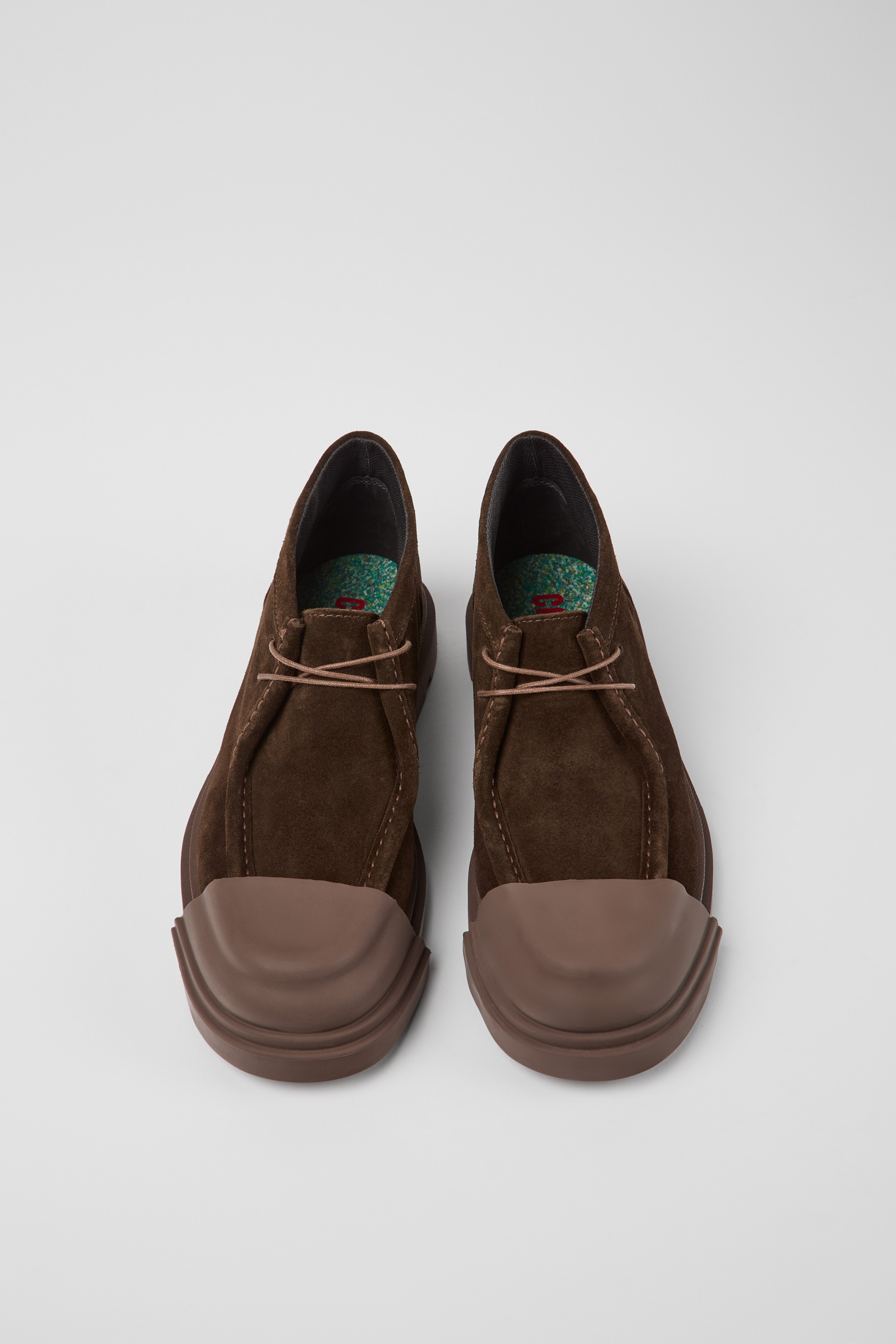 Junction - Brown nubuck shoes for women