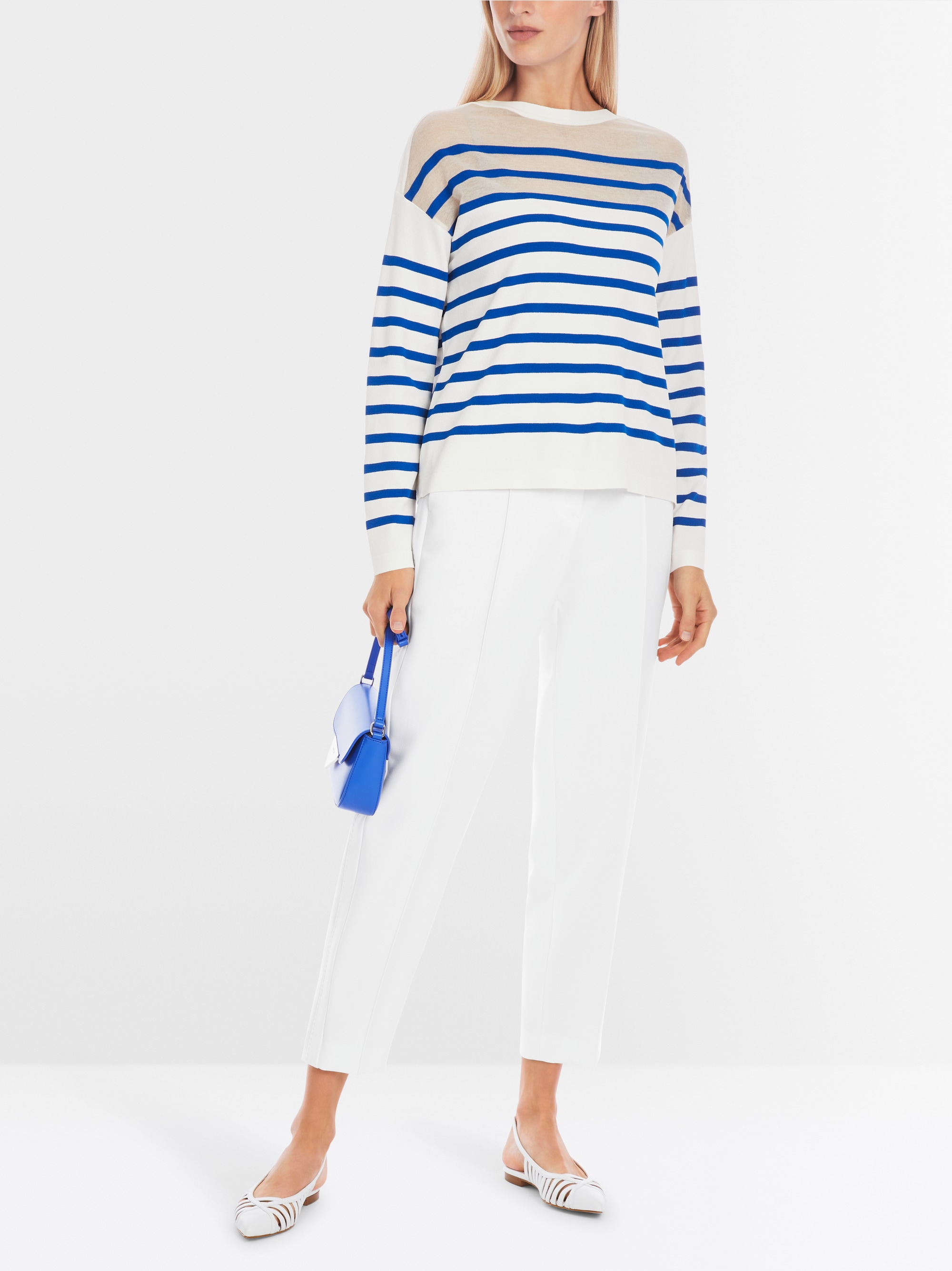 Marc-Cain Rethink Together striped jumper