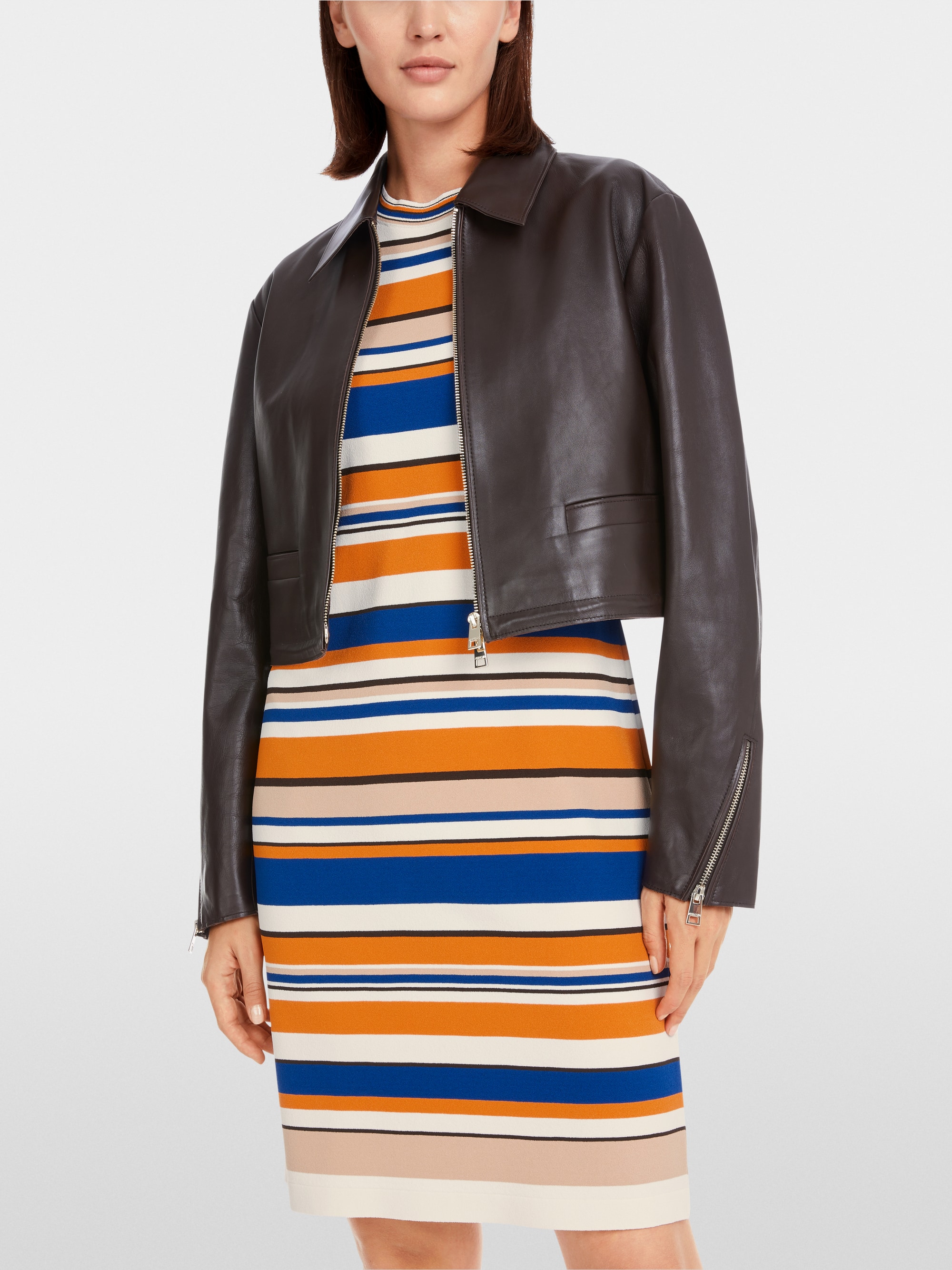 Marc-Cain Rethink Together striped dress