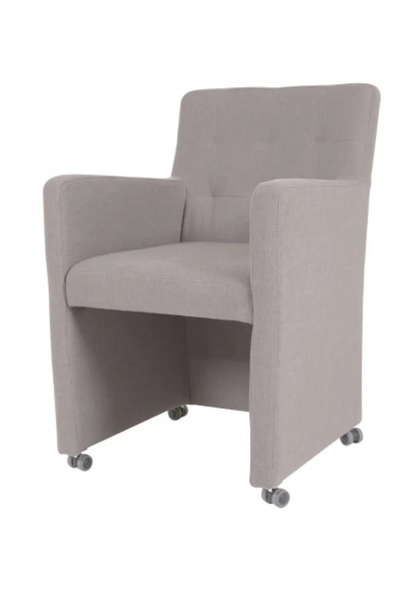 Casa Padrino Designer Dining chair / modef 319 Grey - Hotel Facilities - Rollbar