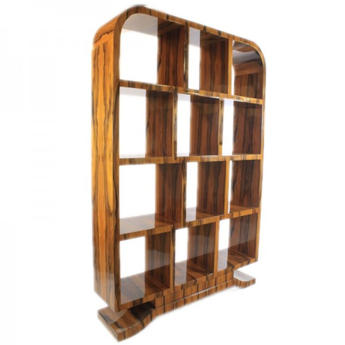 Casa Padrino Art Deco mahogany bookcase - Artdeco bookcase shelving furniture antique style