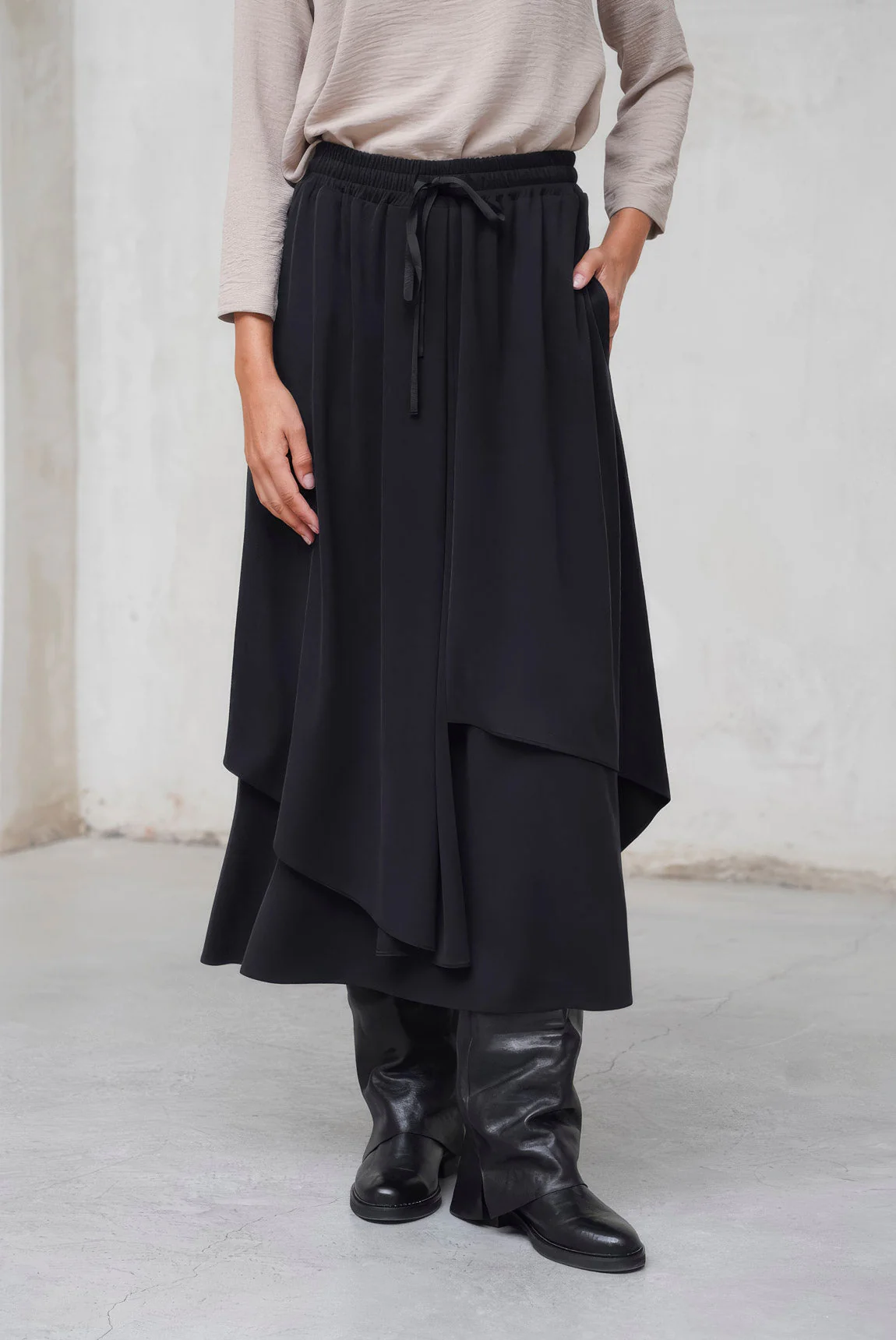 Rivera-spain Falda Chiavari negra