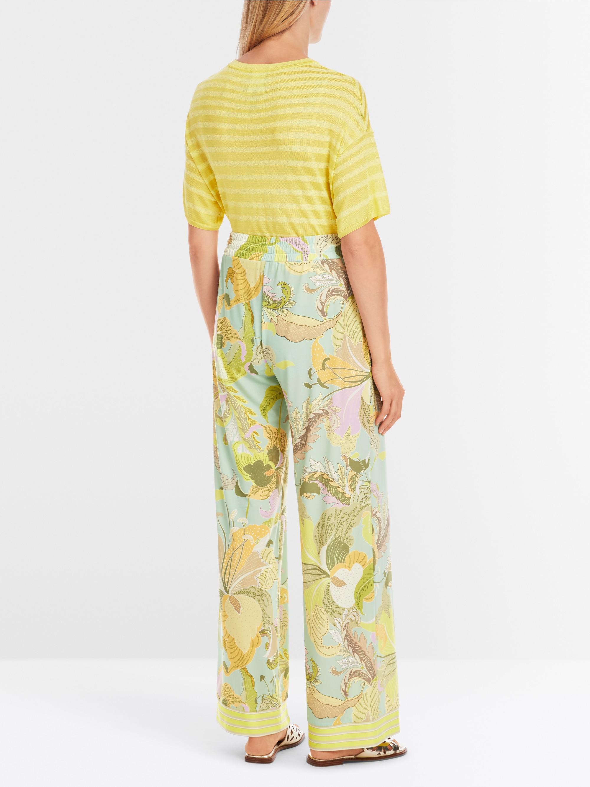 Marc-Cain Printed ‘Rethink Together’ trousers