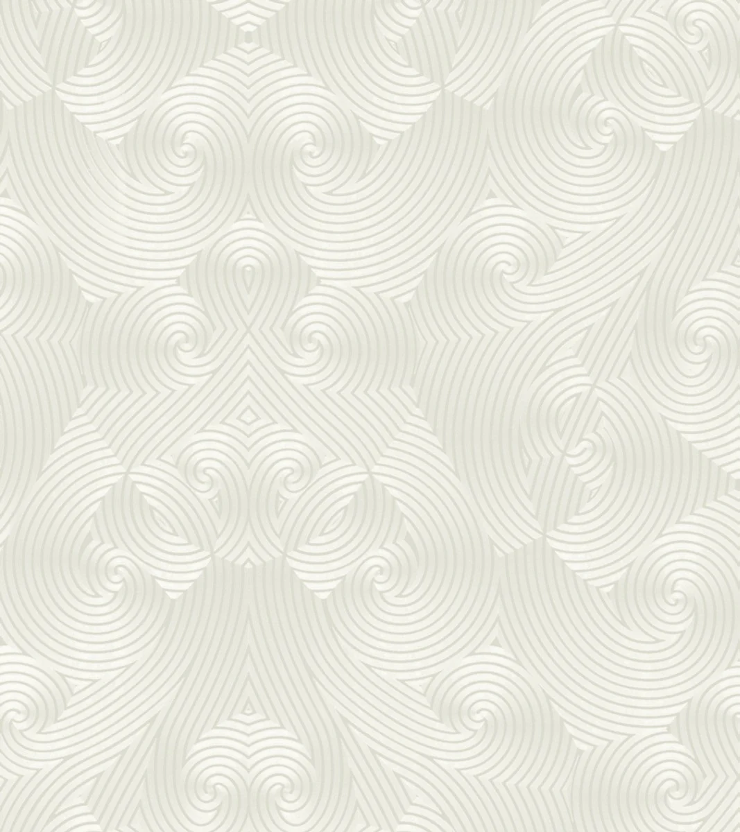 Harald Gl??ckler Designer Baroque Non-Woven Wallpaper 54463 - White / Metallic