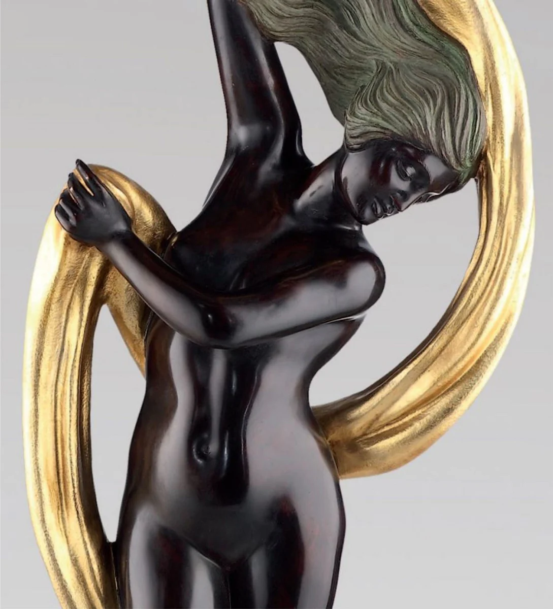 Casa Padrino lámpara de pie barroco de lujo venus multicolor / oro A. 185 cm - Muebles de hotel - Muebles de castillo - Muebles de lujo en estilo barroco - Calidad de Lujo - Hecho en Italia