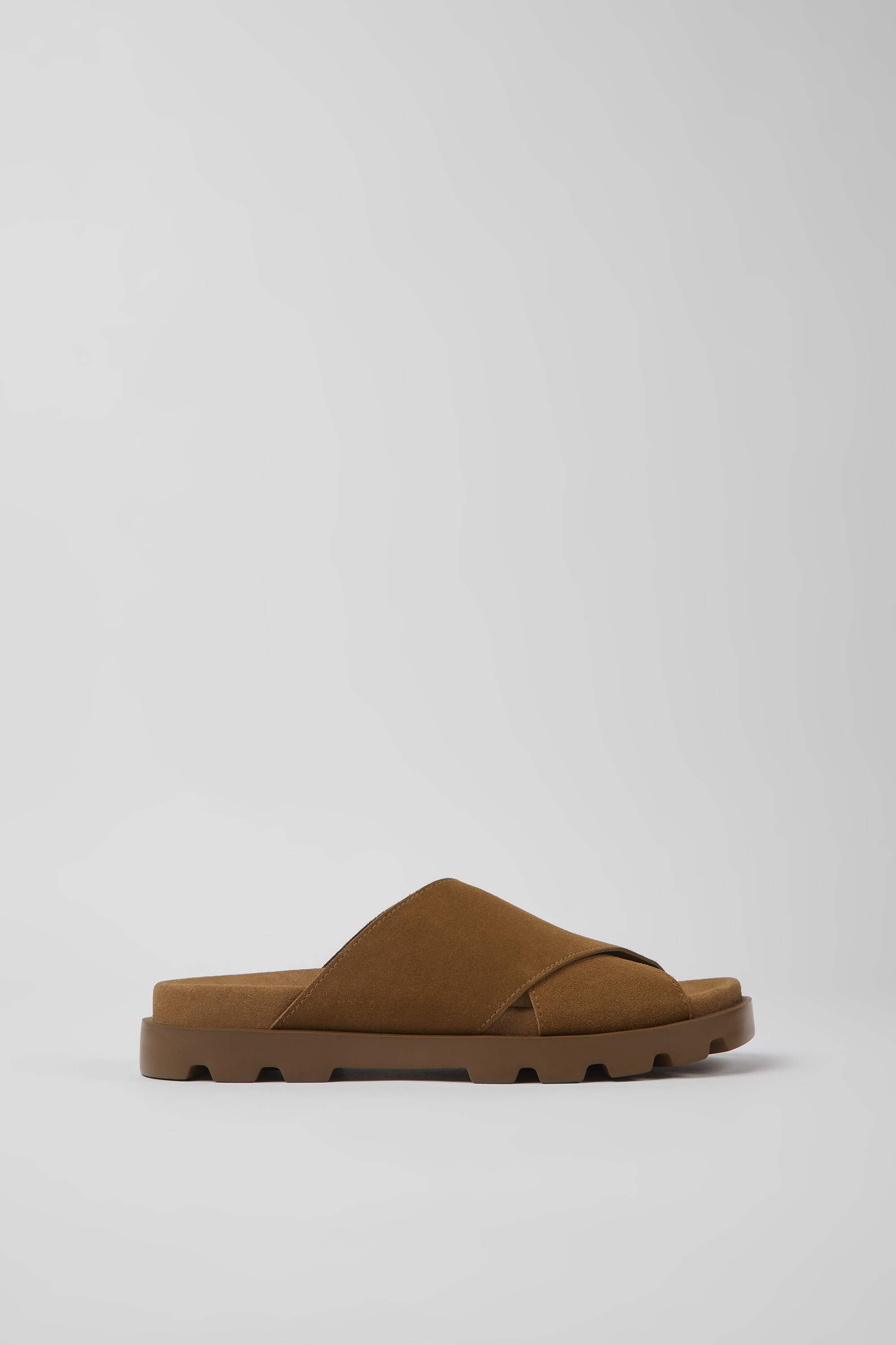 Brutus Sandal - Brown nubuck sandals for women