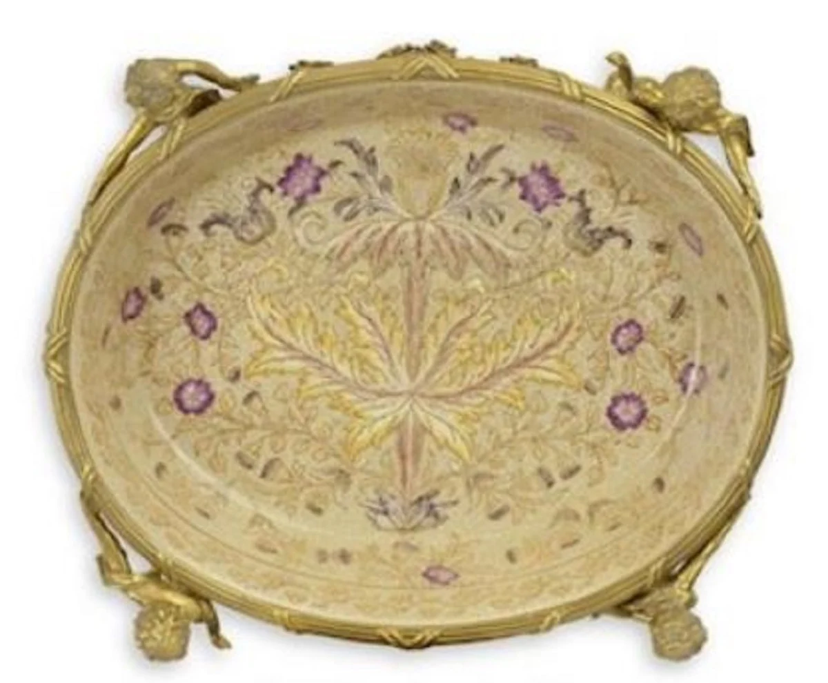 Casa Padrino luxury baroque porcelain shell diameter 31.5 x H. 12 cm