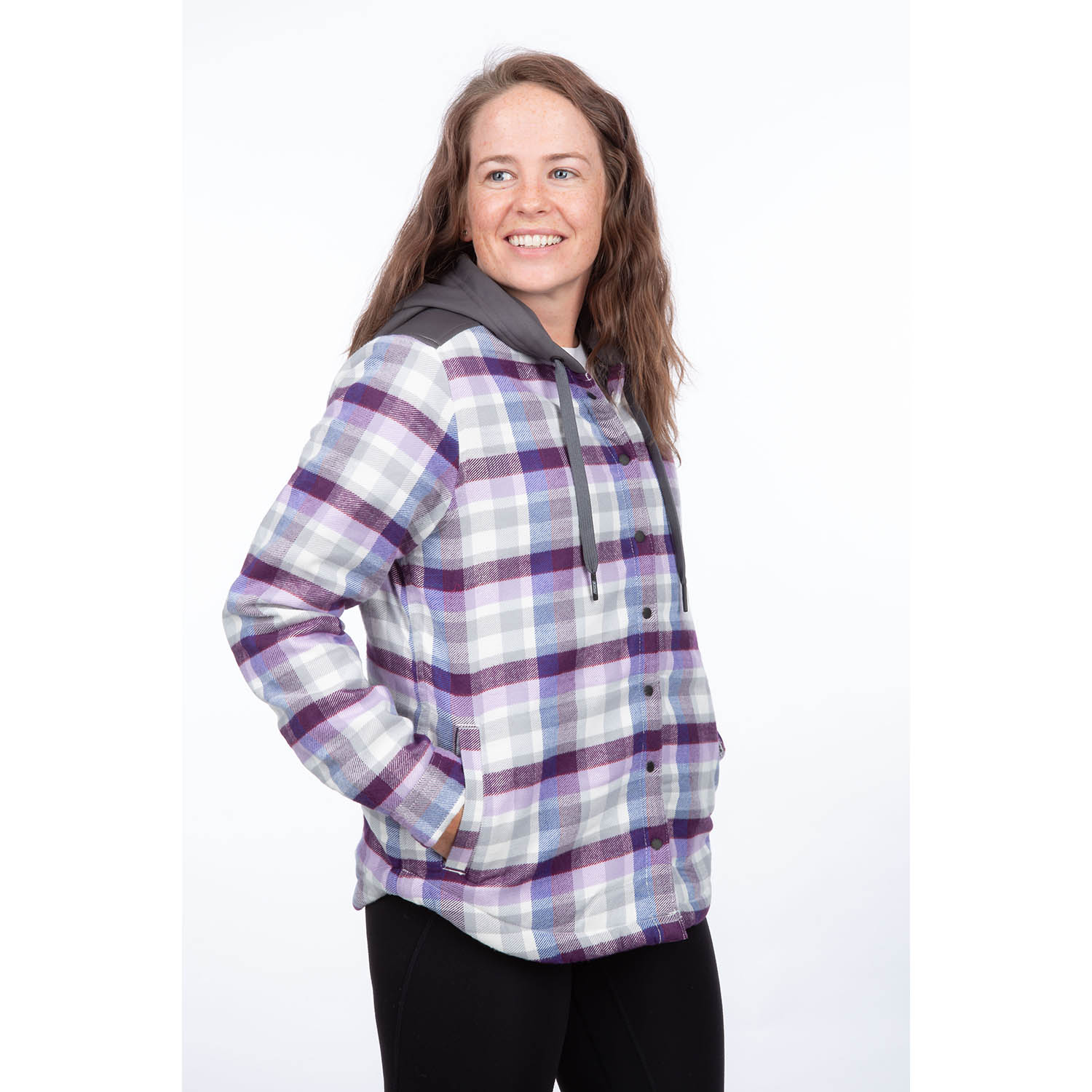 Big Sky Fleece Lined Flannel Hoodie
