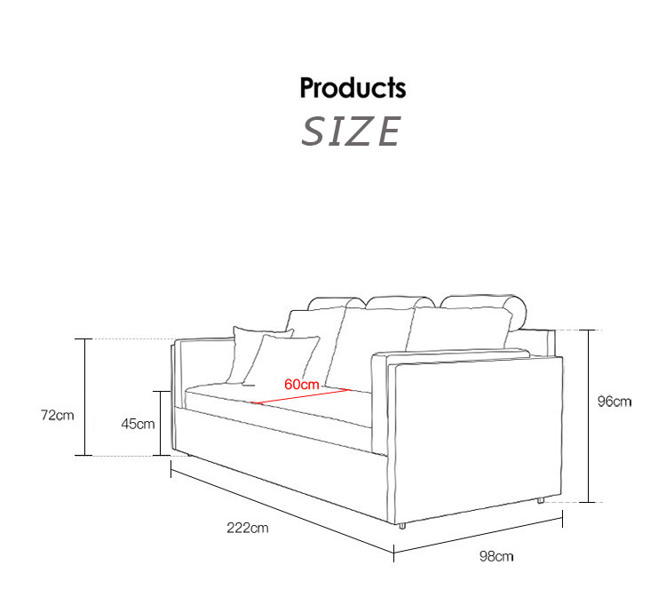 Folding sofa bunk bed