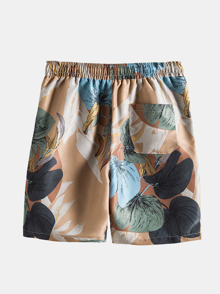 Tropical Print Shirt & Shorts