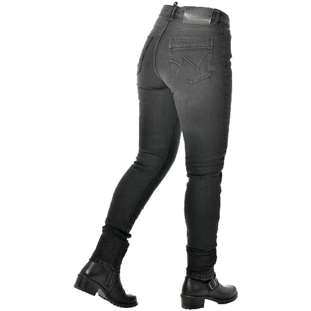 PANTALON VAQUERO OVERLAP JESSY OVERDYED LADY NEGRO