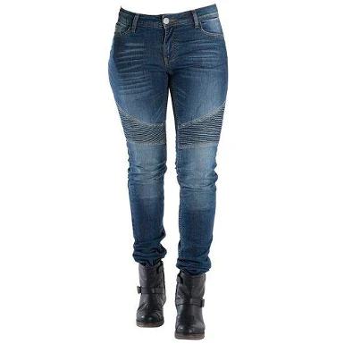 PANTALON VAQUERO OVERLAP IMOLA SMALT LADY AZUL