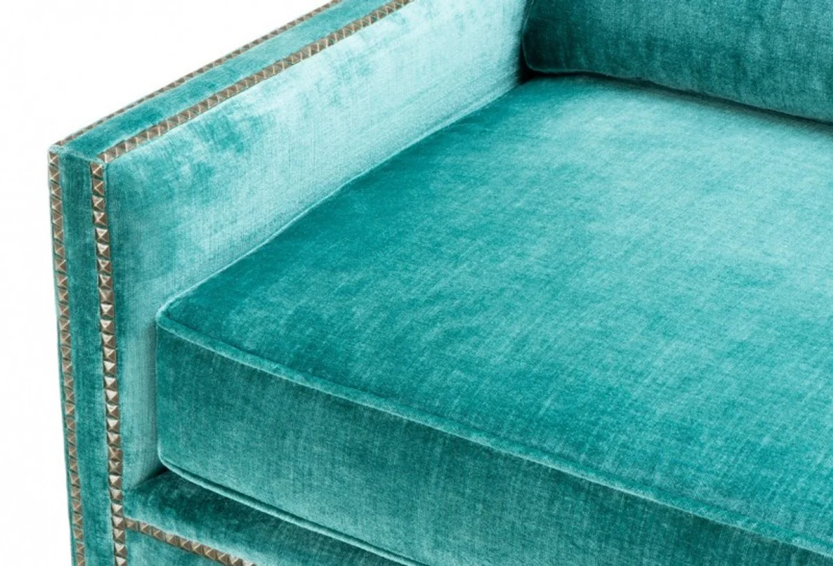 Casa Padrino luxury Belle Epoch 2 seater Turquoise Green - Art Nouveau Art Deco - Luxury Collection