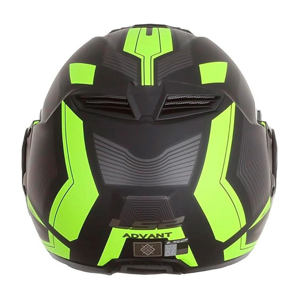 CASCO MODULAR LS2 FF906 ADVANT REVO NEGRO MATE / AMARILLO