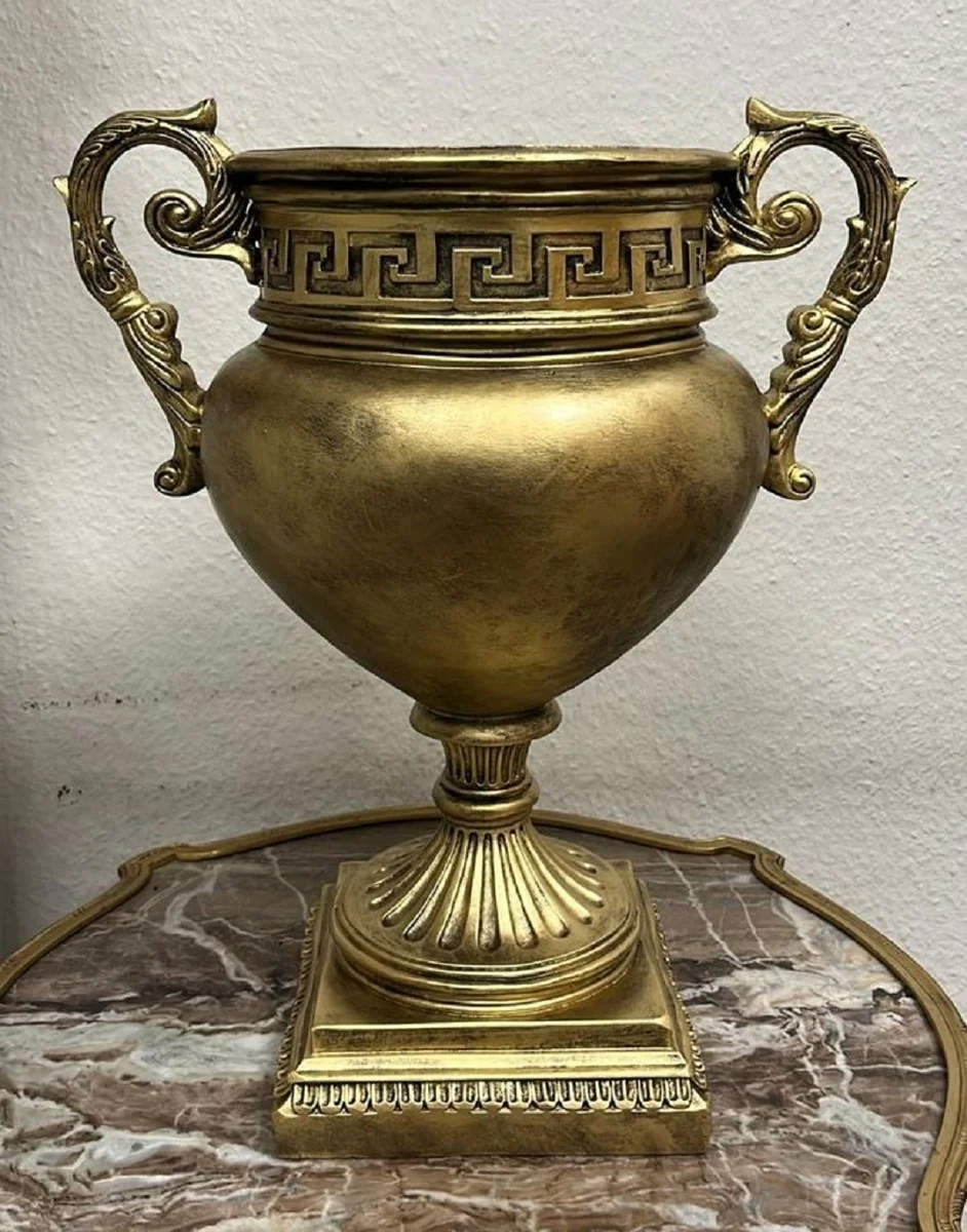 Casa Padrino jarr¨®n decorativo barroco oro antiguo A. 50 cm - Magn¨ªfico florero de estilo barroco - Accesorios decorativos de estilo barroco