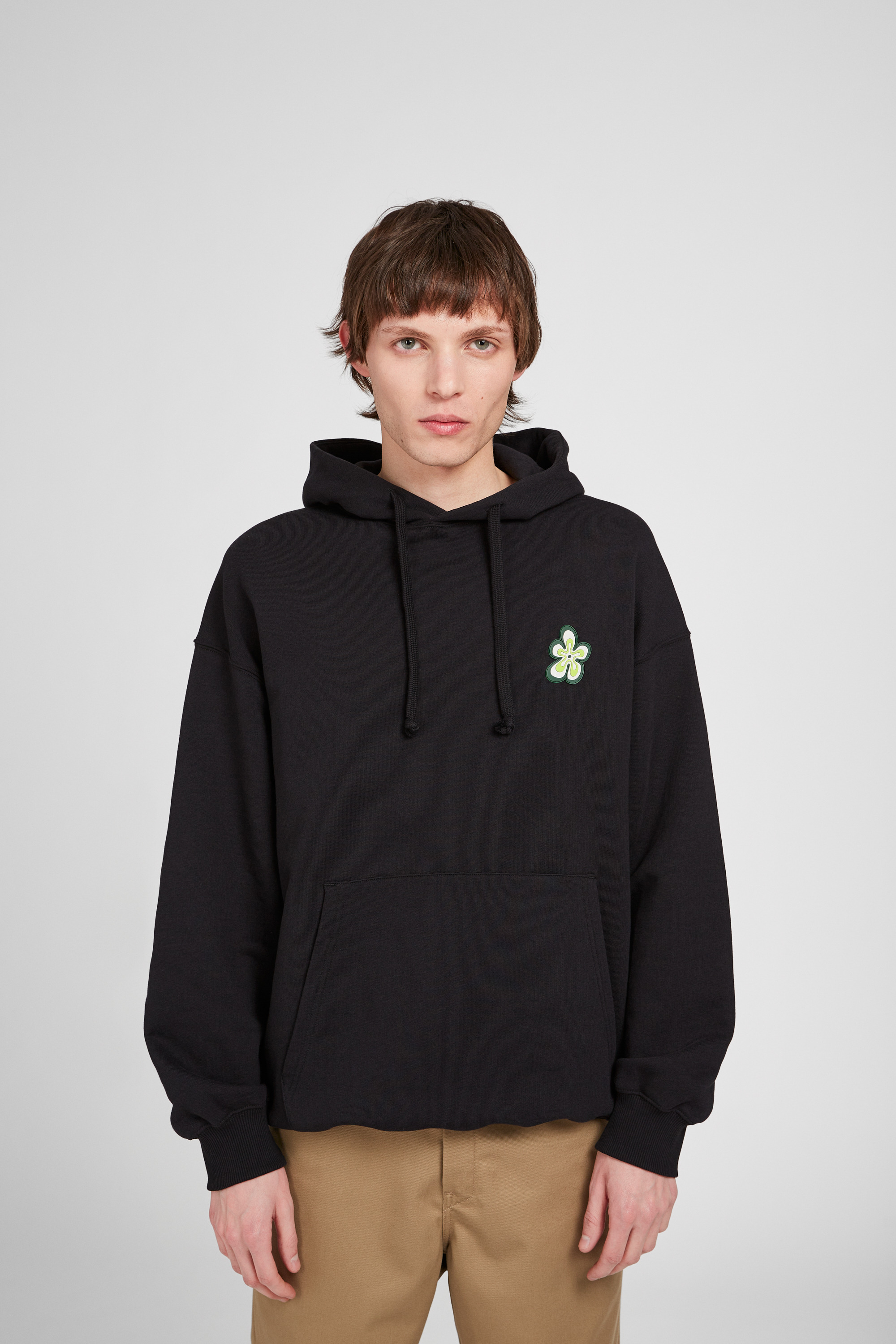 Hoodie - Black organic cotton hoodie