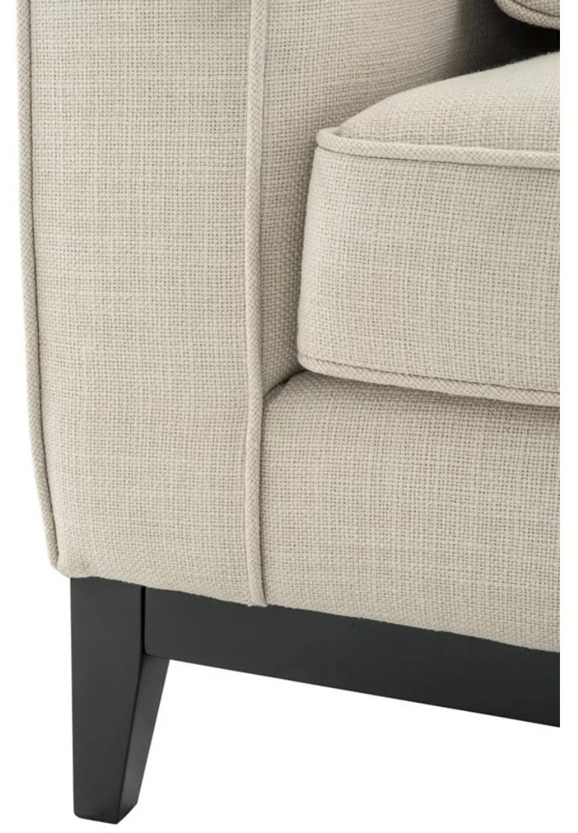 Casa Padrino sof¨¢ de sal¨®n color natural 248 x 127 x H. 94 cm - mobiliario de sala de estar de lujo