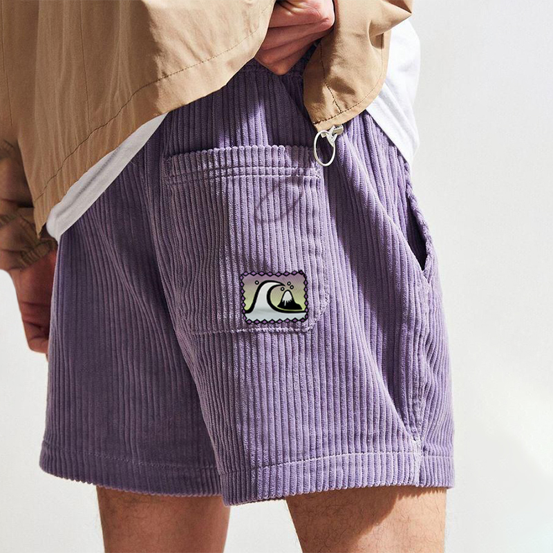 Casual Retro Hawaiian Printed Shorts