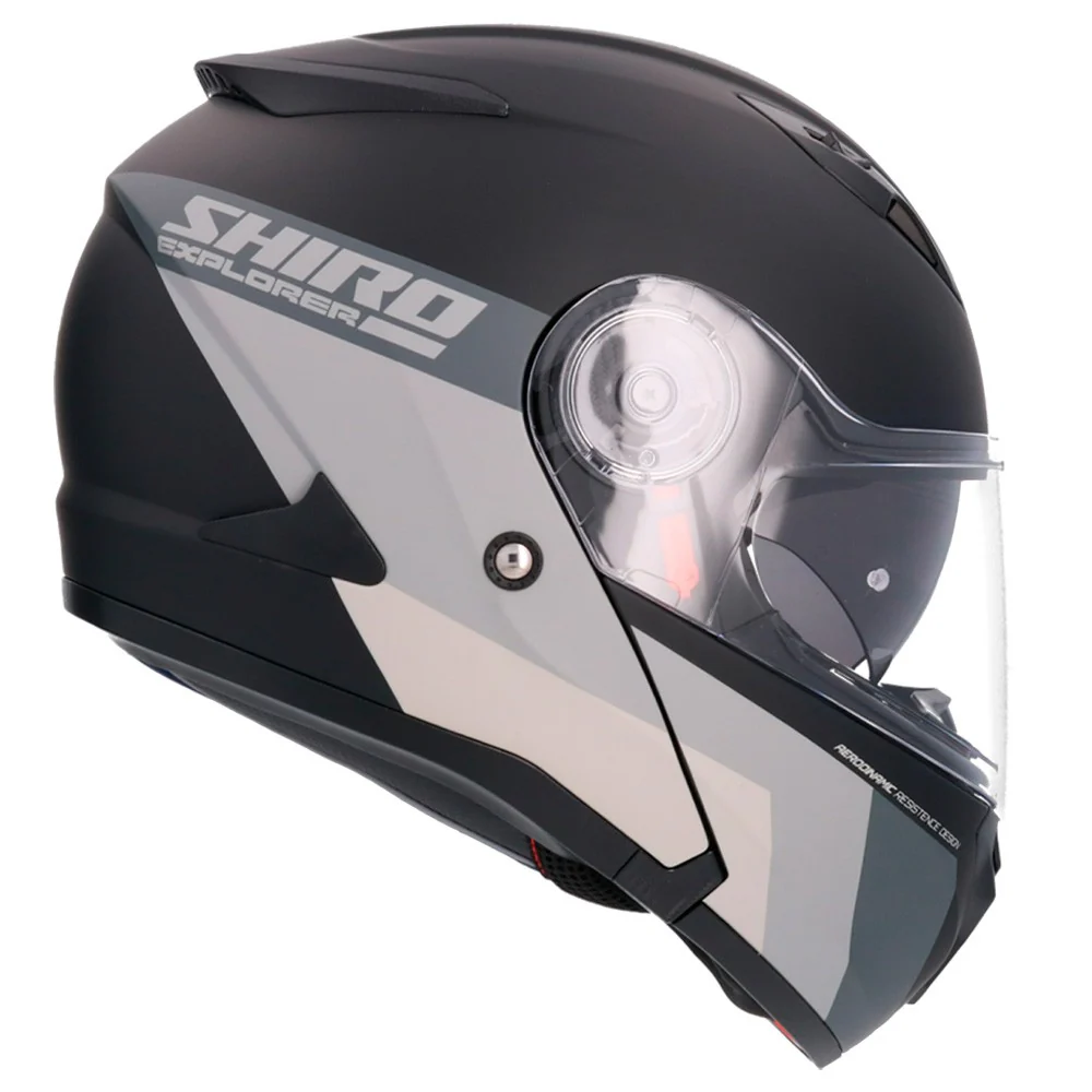 CASCO SHIRO EXPLORER MAVERICK - TITANIO MATE