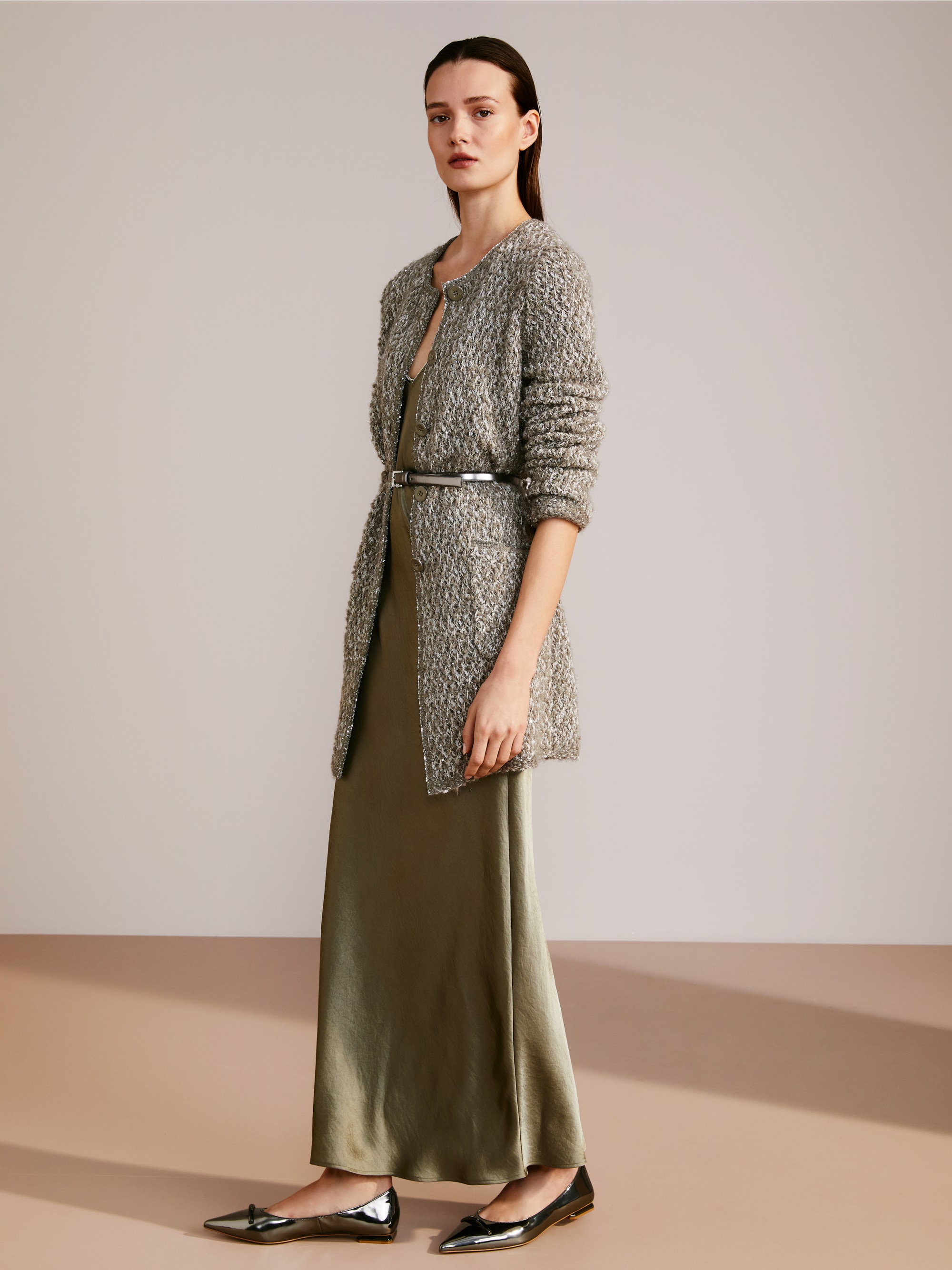 Marc-Cain Shimmering cardigan - knitted in Germany