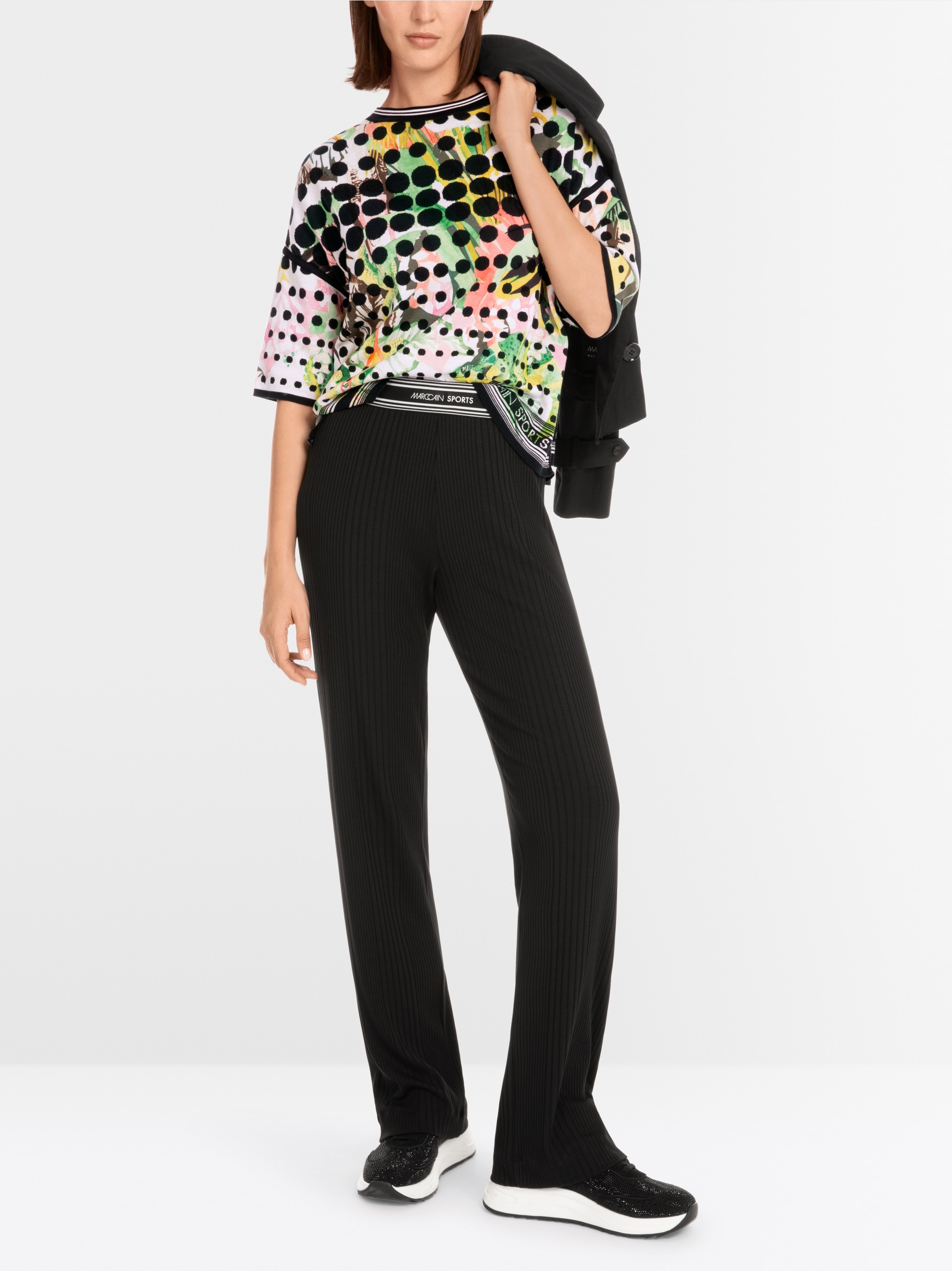 Marc-Cain Knitted in Germany short-sleeve sweater