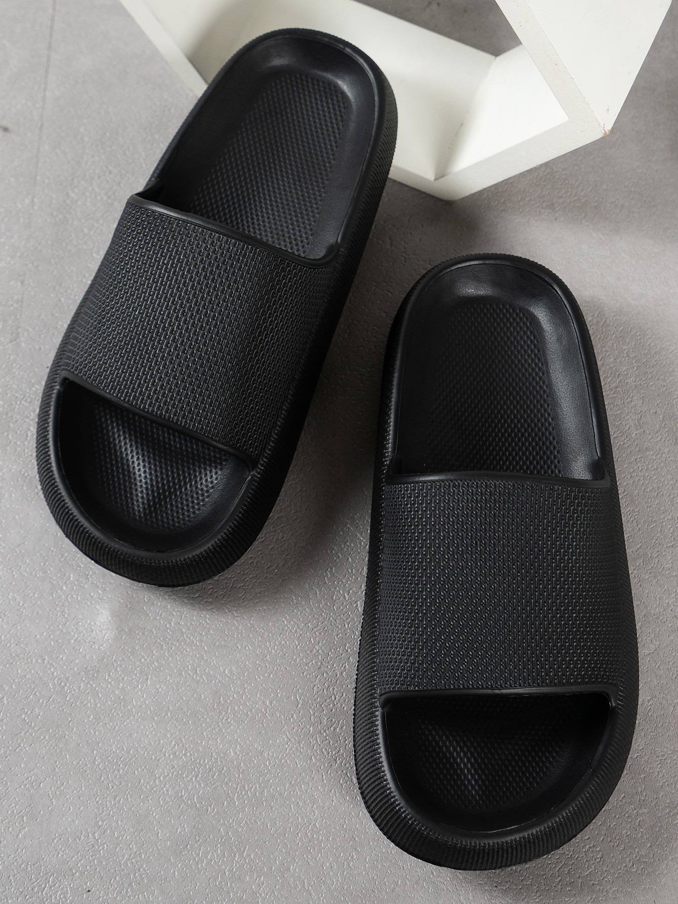 Women’s Eva Home Slippers, Anti-slip, Water-resistant, Simple, Comfortable, Quiet, Durable, For Outdoor, Dorm, Office, Summer