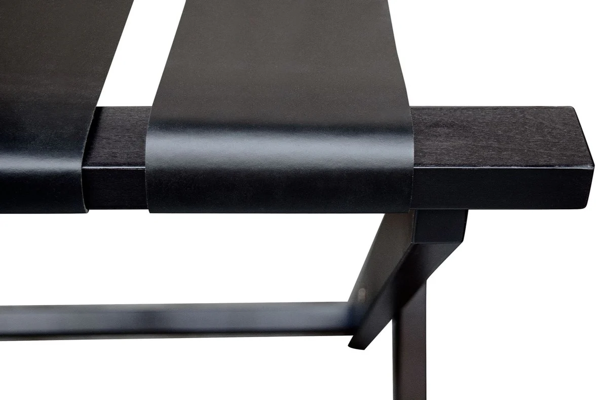 Casa Padrino luxury luggage rack black 70 x 50 x H. 59 cm - Hotel Furniture & Accessories