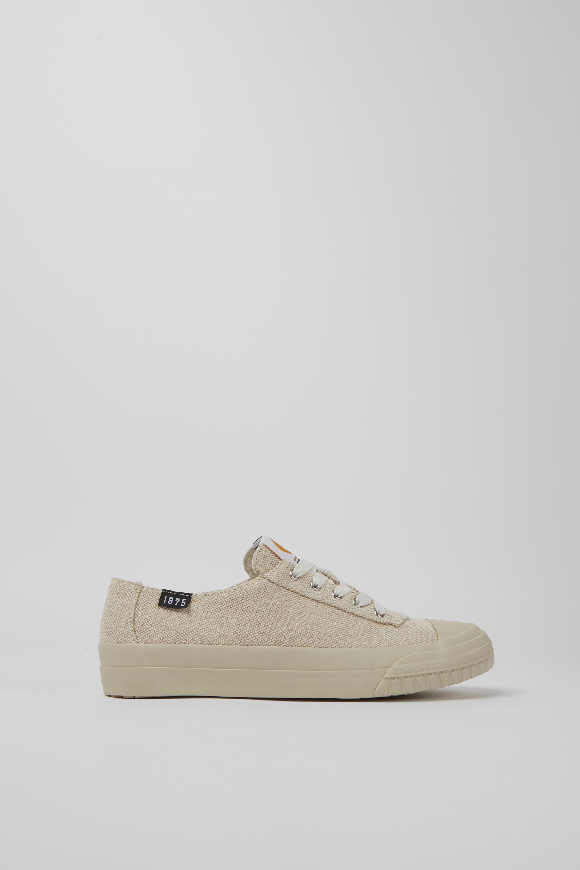 Camaleon - Beige recycled hemp and cotton sneakers for women