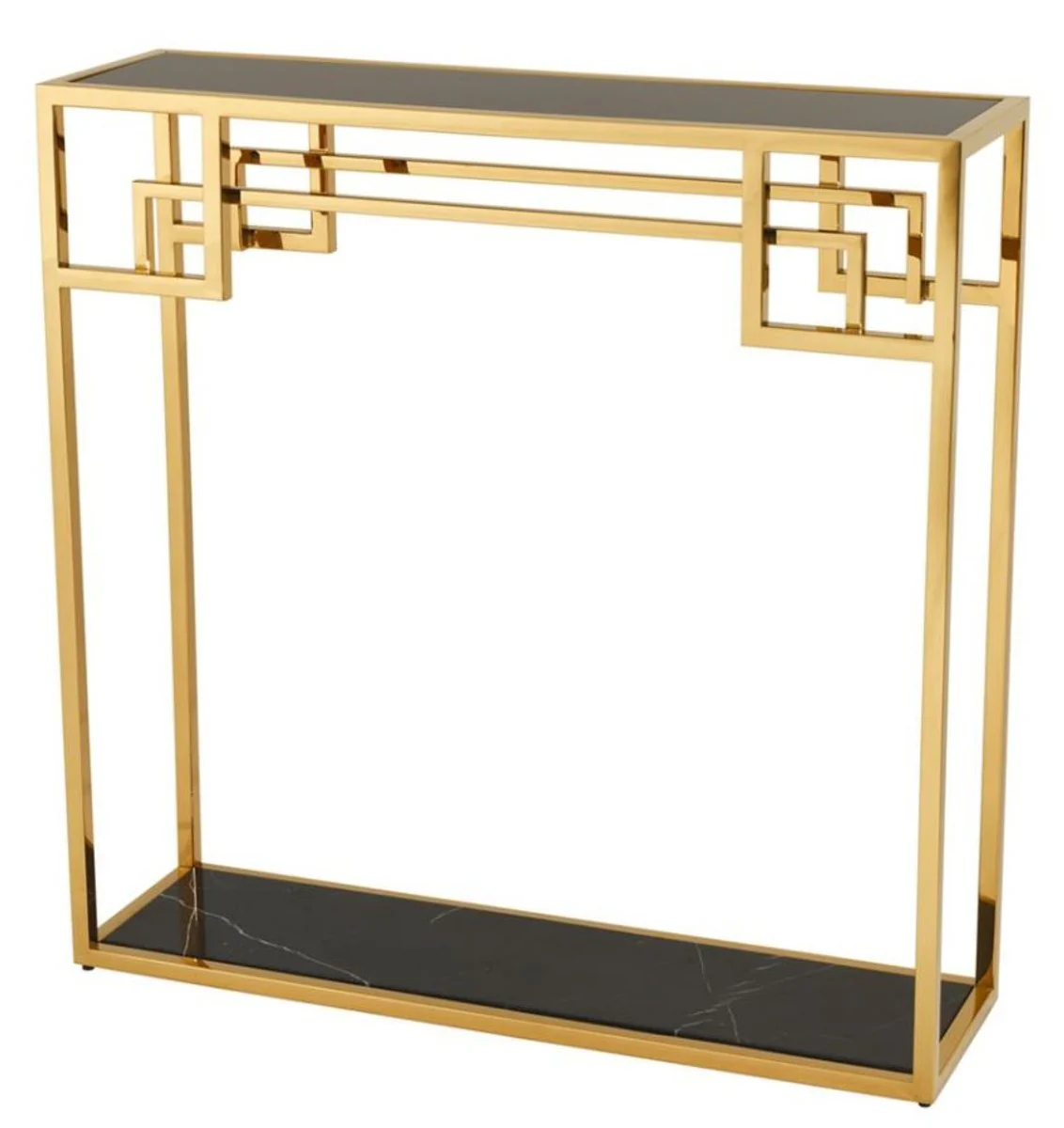 Casa Padrino Art Deco consola de mesa de lujo Oro - muebles del hotel Diseñador