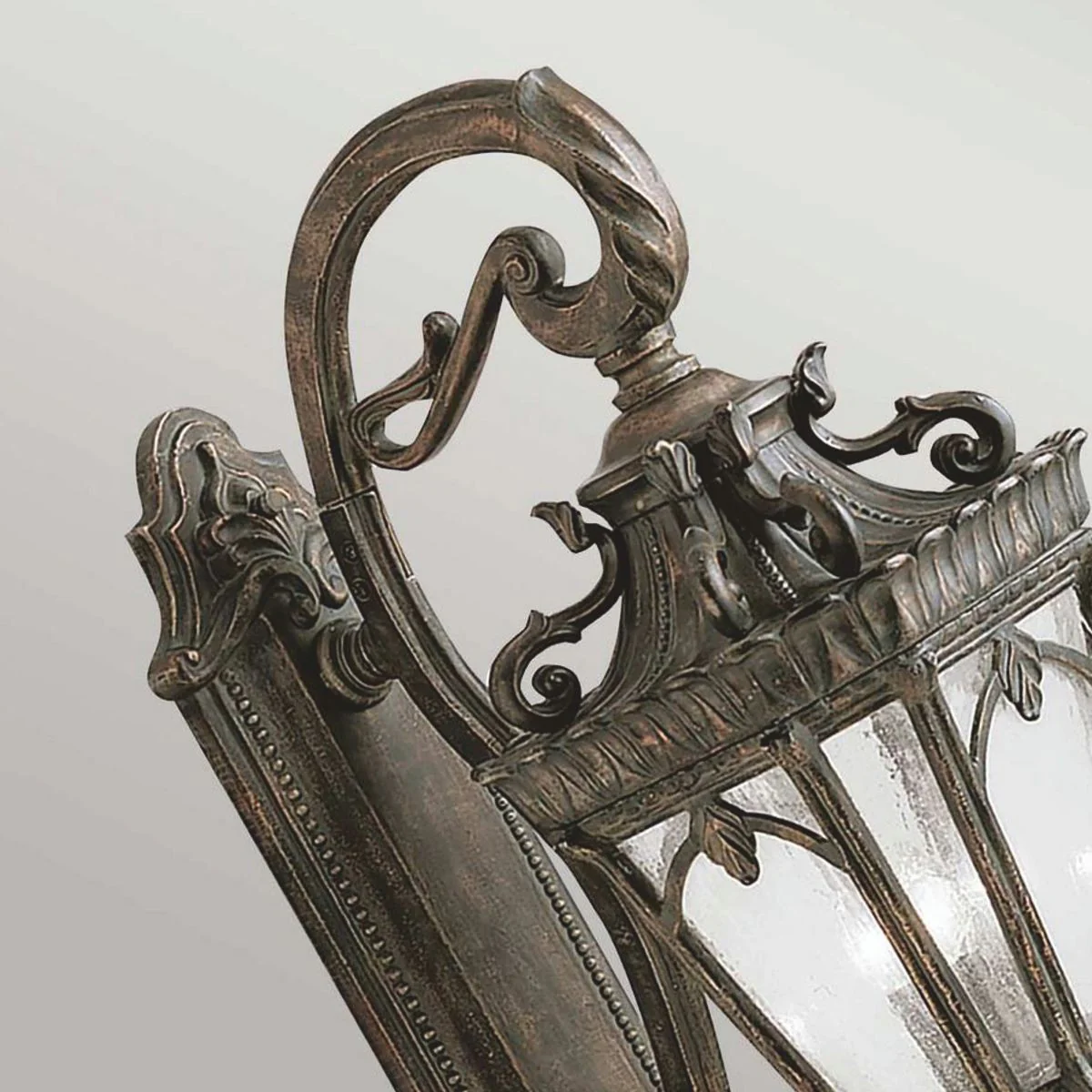 Casa Padrino l¨¢mpara de pared de exteriores barroco bronce antiguo A. 95,9 cm - Iluminaci¨®n exterior