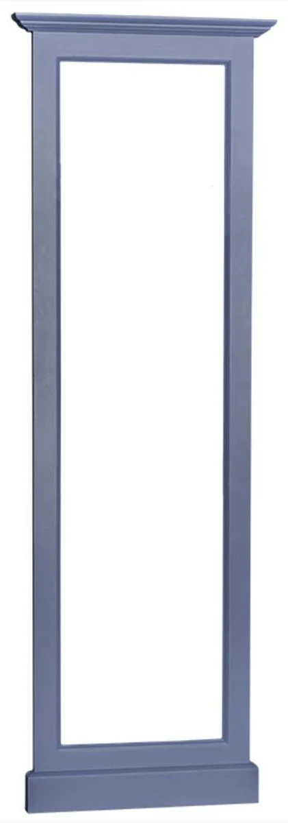 Casa Padrino marco de espejo de estilo rural azul 65 x 8 x H. 195 cm - Muebles de Estilo Rural
